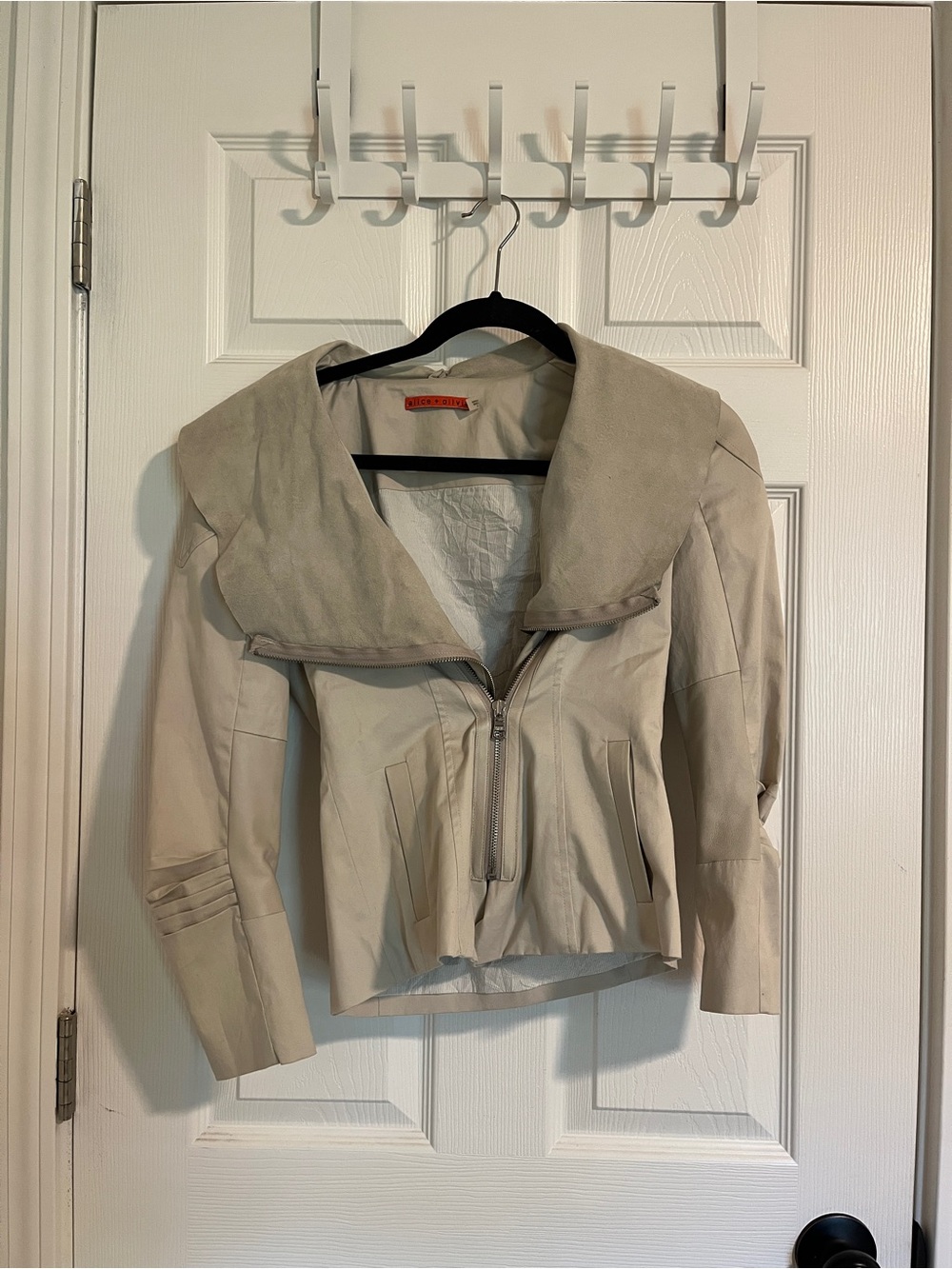 Alice and olivia leather jacket